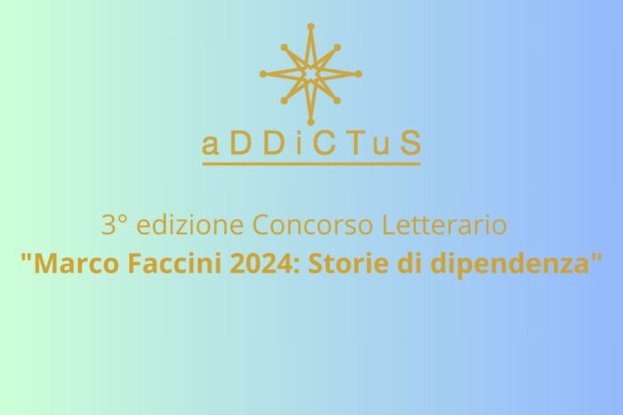 3° edizione Concorso Letterario  "Marco Faccini 2024: Storie di dipendenza"